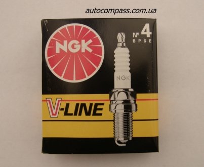 Свеча зажигания ВАЗ 2101-2107 (комплект) vl 4 NGK BP6E (фото 1)