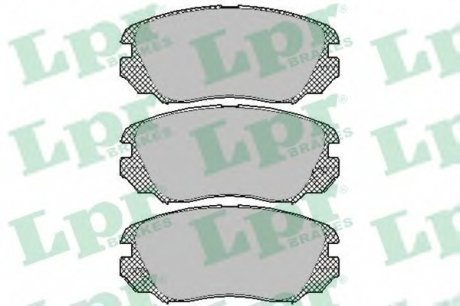 Гальмівні колодки дискові LPR 05P1409 (фото 1)