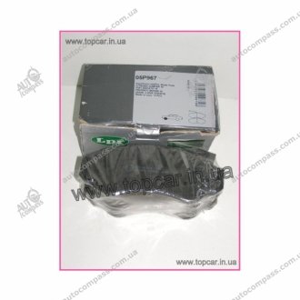 Тормозные колодки дисковые LPR 05P967