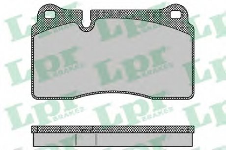 Комплект гальмівних колодок з 4 шт. дисків LPR 05P1376 (фото 1)