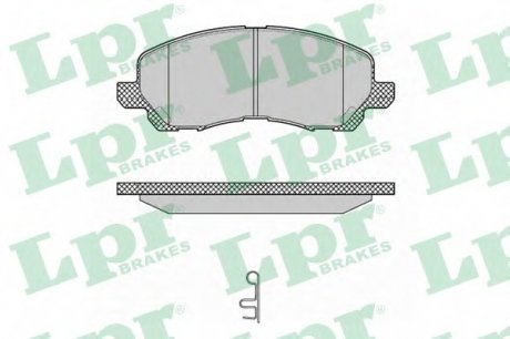 Колодки тормозные дисковые передние LPR 05P1347 (фото 1)