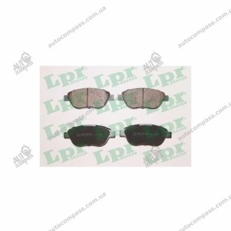 Комплект гальмівних колодок з 4 шт. дисків LPR 05P1192