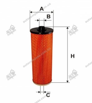 Фільтр масляний двигуна OM504A/ (вир-во -FILTERS) WIX FILTERS 92138E (фото 1)