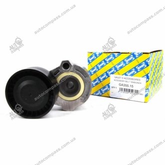 Натяжитель ремня генератора Renault Duster, Kangoo, Megane, Nissan Juke, Qashqai 1.5dCi NTN SNR GA355.15