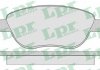 Колодка гальм. диск. CITROEN C3, C4, PEUGEOT 207, 307 передн. (вир-во) LPR 05P807 (фото 2)