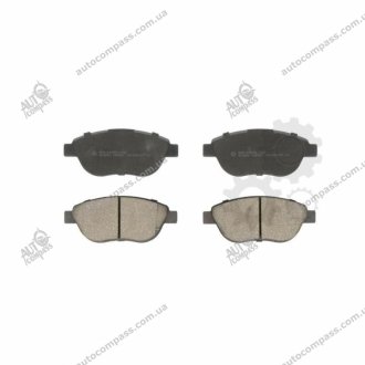 Колодка гальм. диск. CITROEN C3, C4, PEUGEOT 207, 307 передн. (вир-во) LPR 05P807