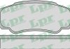 Комплект гальмівних колодок з 4 шт. дисків LPR 05P885 (фото 2)