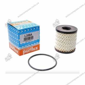 Фильтр масляный Citroen c4, c5, Fiat Scudo, Ford Focus, Transit PURFLUX L358A