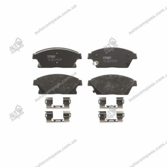 Комплект тормозных колодок, дисковый тормоз TRW GDB1847