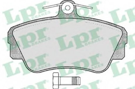 Комплект гальмівних колодок з 4 шт. дисків LPR 05P347 (фото 1)
