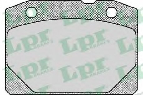 Тормозные колодки дисковые LPR 05P127 (фото 1)