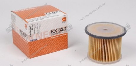 Фильтр топливный 1.8-1.9d/td 95-07 ducato/berlingo KNECHT KX63/1 (фото 1)