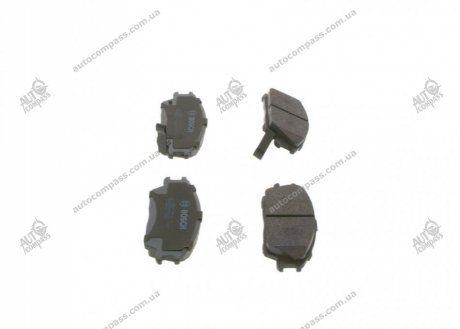 Тормозные колодки дисковые передние HONDA Accord 83-85; HYUNDAI Accent, Lantra, Getz Bosch 0986461127 (фото 1)