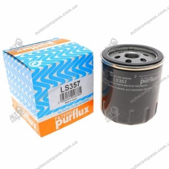Фильтр масла transit 06-/focus 05-/mondeo 01- (бензин) PURFLUX LS357