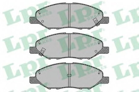 Комплект гальмівних колодок з 4 шт. дисків LPR 05P1497 (фото 1)