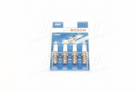 Свічка запалювання FR78X SUPER4 (VW GOLF IV, POLO) (4 шт. блист.) (вир-во) Bosch 0242232802 (фото 1)