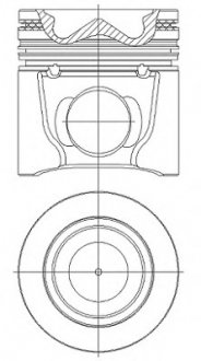 Поршень STD NURAL 87-430000-00 (фото 1)