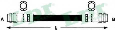 Шланг тормозной задний LPR 6T46735 (фото 1)