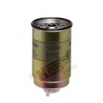 Фільтр паливний FORD TRANSIT 2.5 D, 2.5 TD 83-00 (вир-во) HENGST H120WK (фото 1)