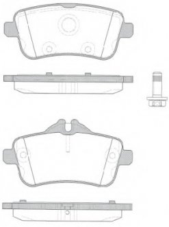 . MB M-CLASS ML63 AMG 5.5 2011-,GL-CLASS 2012- передн. REMSA 1503.10 (фото 1)