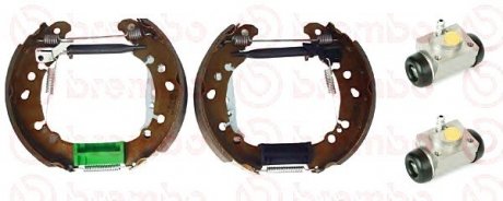 Kit&Fit (Барабанні тормозные колодки + рабочие тормозные цилиндры) BREMBO K83018 (фото 1)