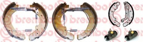 Kit&Fit (Барабанні тормозные колодки + рабочие тормозные цилиндры) BREMBO K68030
