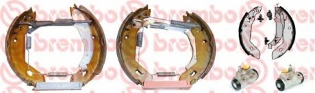 Kit&Fit (Барабанні тормозные колодки + рабочие тормозные цилиндры) BREMBO K61036 (фото 1)
