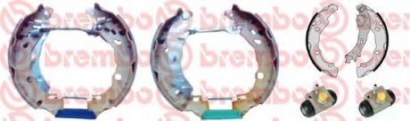 Kit&Fit (Барабанные тормозные колодки + рабочие тормозные цилиндры) BREMBO K23054 (фото 1)
