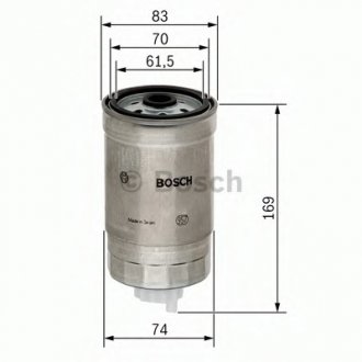 Фильтр топливный дизельный H=169mm FIAT Brava 1.9, 2.4 JTD; ALFA JTD Bosch 1457434198 (фото 1)
