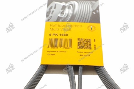 Ремінь генератора Scudo/Berlingo/Golf/Passat Contitech 6PK1660