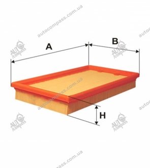 Фільтр повітряний /190/3 (вир-во -FILTERS) WIX FILTERS WA9550 (фото 1)