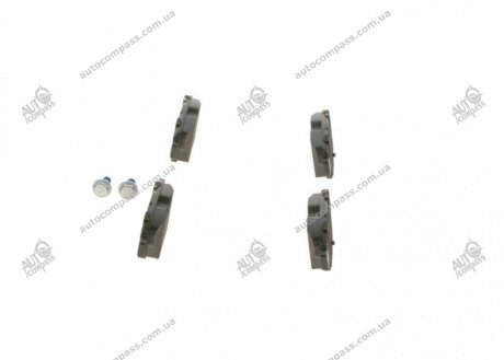 Тормозные колодки дисковые задние CITROEN C4 04-; PEUGEOT 207, 307 Bosch 0986494099 (фото 1)
