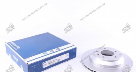 Тормозной диск вентилируемый задний PLATINUM Audi Q7, VW TOUAREG MEYLE 115 523 0041/PD (фото 1)