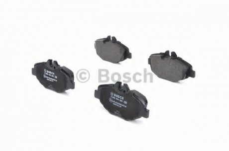 Тормозные колодки дисковые передние DB W211 E-klasse с датч. 02- Bosch 0986494285 (фото 1)