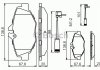 Тормозные колодки дисковые передние DB W211 E-klasse с датч. 02- Bosch 0986494285 (фото 8)