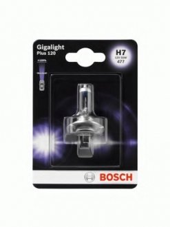 Лампа розжарювання H7 12V 55W PX26d GigaLight +120 (blister 1шт) (вир-во) Bosch 1 987 301 110 (фото 1)