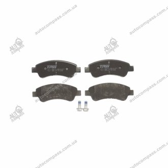 Колодка гальм. диск. CITROEN C3, C4, DS3 PEUGEOT 206, 207 передн. (вир-во) TRW GDB1463