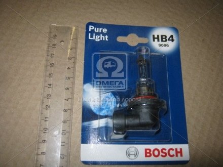 Лампа розжарювання HB4 12V 51W P22d (вир-во) Bosch 1 987 301 063 (фото 1)