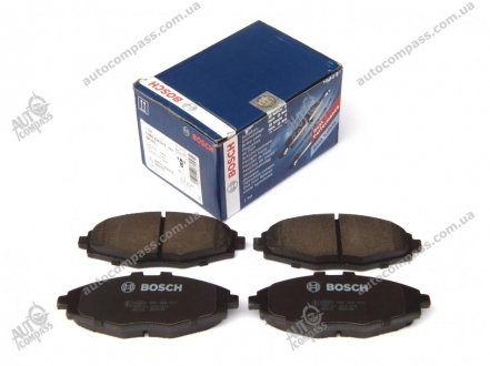 Гальмівні колодки Ланос, Матіз, Sens Bosch 0986424512 (фото 1)