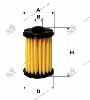 Фильтр топливный Filter cartridge for automotive gas installations OMNIA WIX FILTERS WF8347 (фото 1)