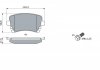 Тормозные колодки дисковые задние AUDI A4, A6, A8 04-; VW T5 Bosch 0986494303 (фото 5)