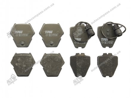 Комплект тормозных колодок, дисковый тормоз TRW GDB1371 (фото 1)
