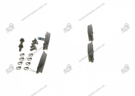 Тормозные колодки дисковые задние OPEL Astra G, Zafira A Bosch 0986494014 (фото 1)