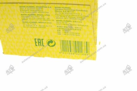 Фільтр масляний MANN WP 11 102/3