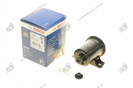 Фильтр топливный H=114mm TOYOTA Corolla 1,3-1,8i 92-00 Bosch 0986450115 (фото 1)