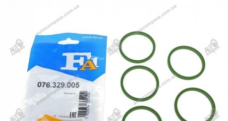 Уплотнительное кольцо, FPM 45,70 x 53,23 x 4,50 green FA1 (Fischer Automotive One) 076.329.005 (фото 1)