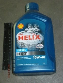 Олива моторна Helix Diesel HX7 SAE 10W-40 (Каністра 1л) SHELL 4107464 (фото 1)