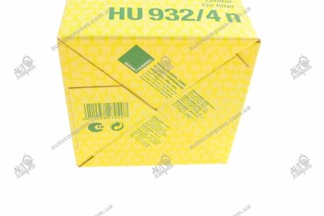 Фільтр масляний MANN HU 932/4 N
