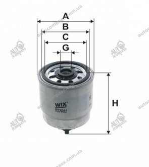 Фильтр топливный в сборе WIX FILTERS WF8361 (фото 1)