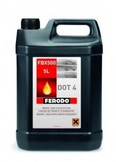Тормозная жидкость 5л (DOT 4) Ferodo FBX500 (фото 1)